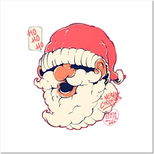 SANTACLAUS HO HO HO Posters and Art